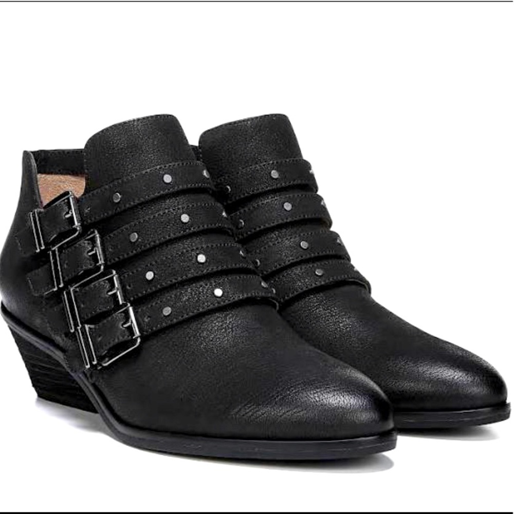 New Dr. Scholl's Women Line Up Booties Leather